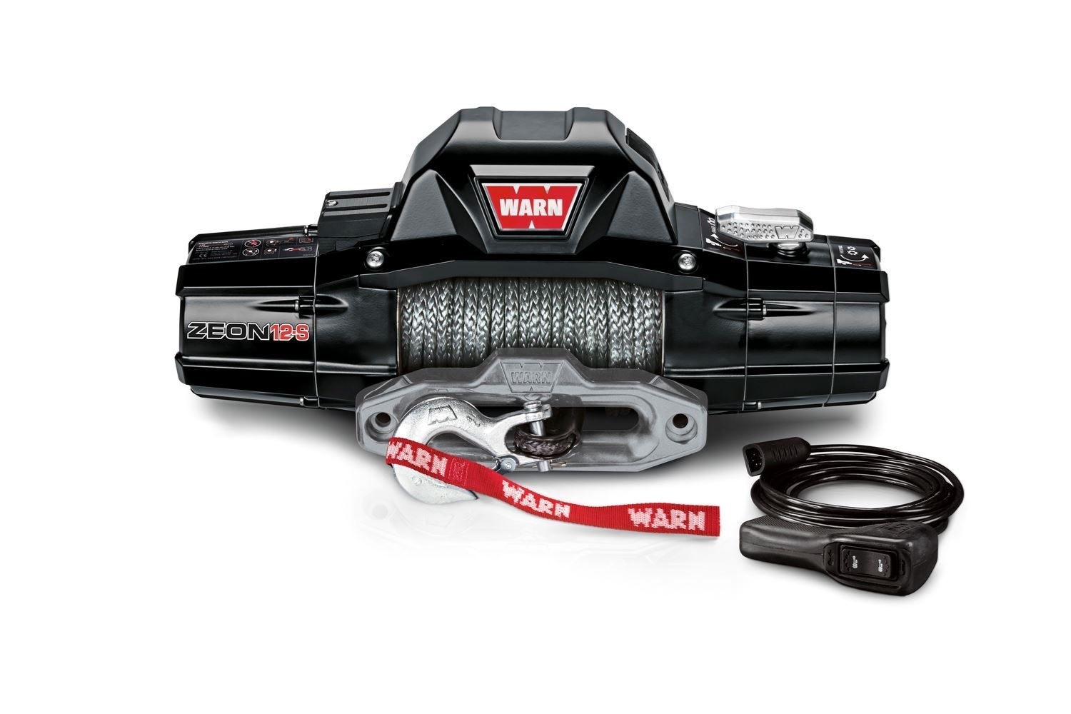 WARN ZEON 12-S 12V WINCH - SYNTHETIC ROPE