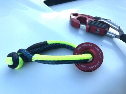 Red Winch Snatch Ring 8T - Image 3