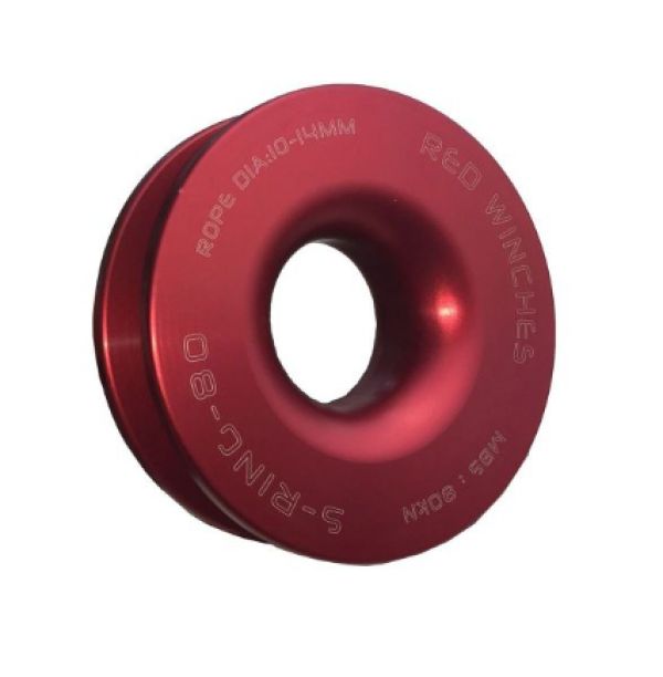 Red Winch Snatch Ring 8T