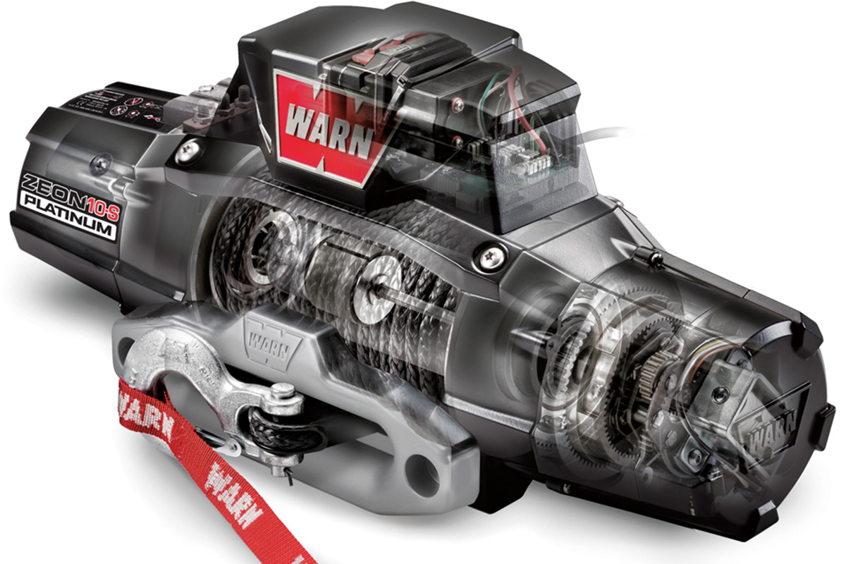 WARN ZEON 12-S 12V WINCH - SYNTHETIC ROPE - Image 4